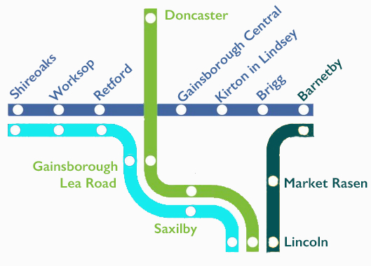 map of the north notts and lincs crp area